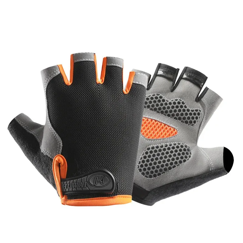 Breathable Half-Finger Cycling & Gym Gloves - Anti-Slip Design