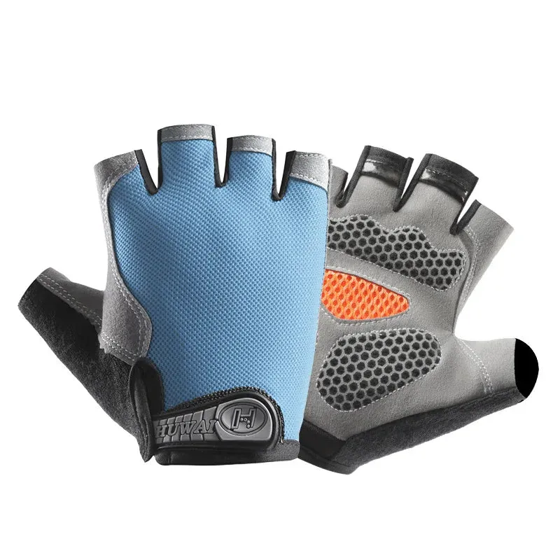 Breathable Half-Finger Cycling & Gym Gloves - Anti-Slip Design