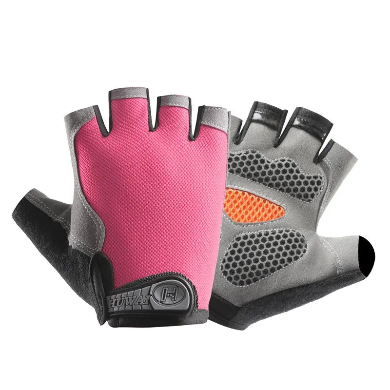 Breathable Half-Finger Cycling & Gym Gloves - Anti-Slip Design