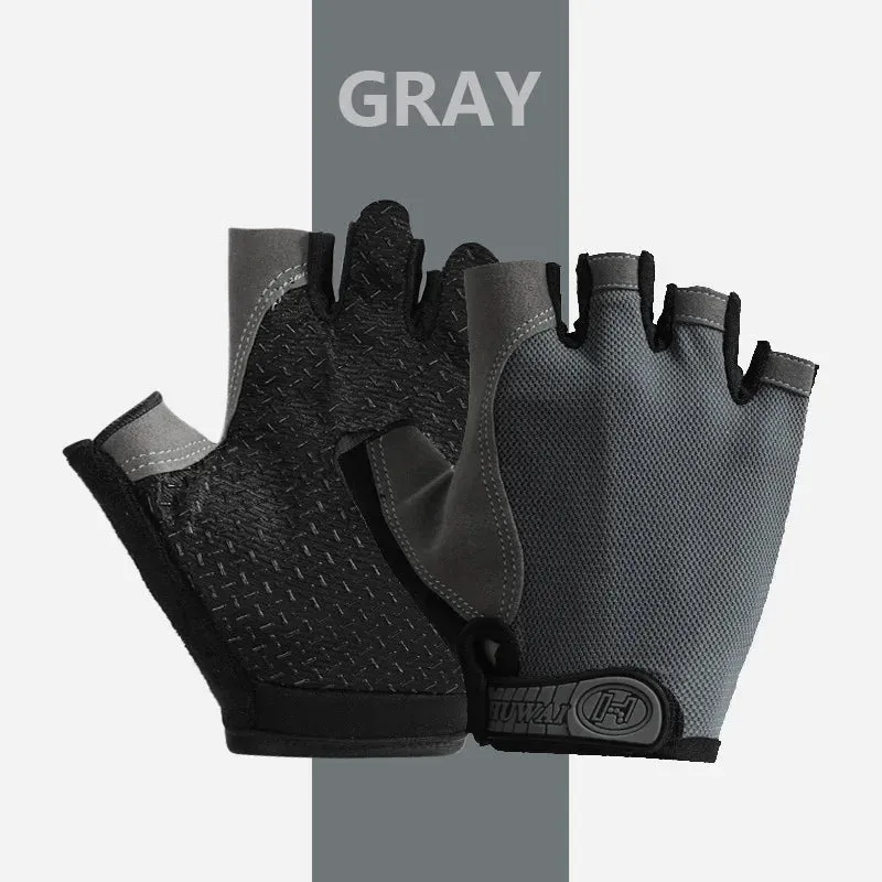 Breathable Half-Finger Cycling & Gym Gloves - Anti-Slip Design