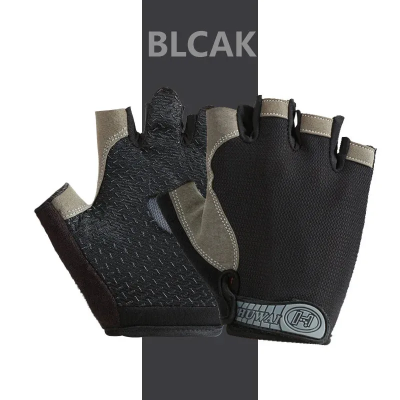 Breathable Half-Finger Cycling & Gym Gloves - Anti-Slip Design