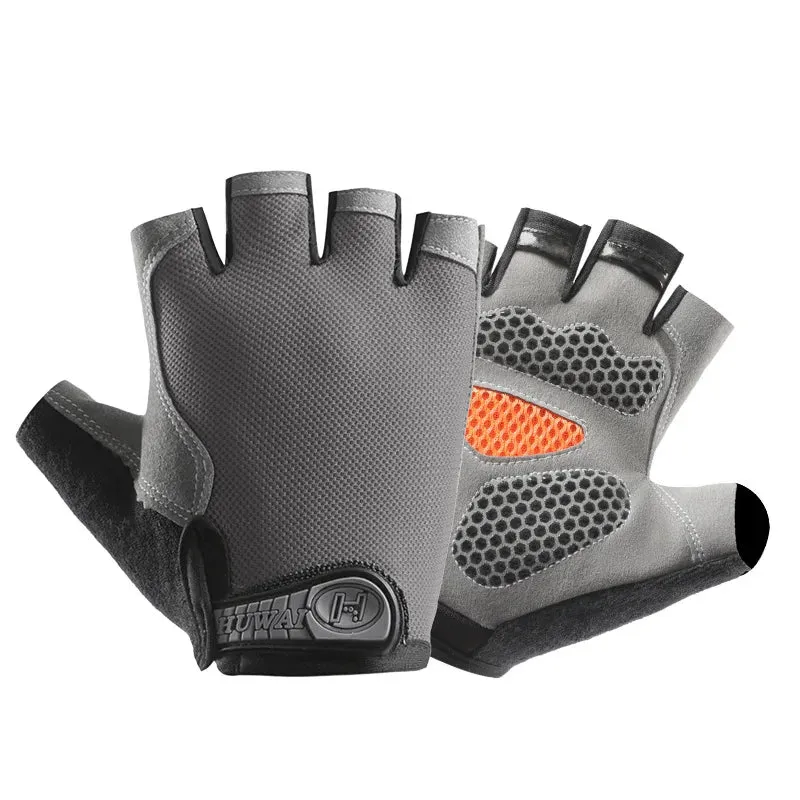 Breathable Half-Finger Cycling & Gym Gloves - Anti-Slip Design