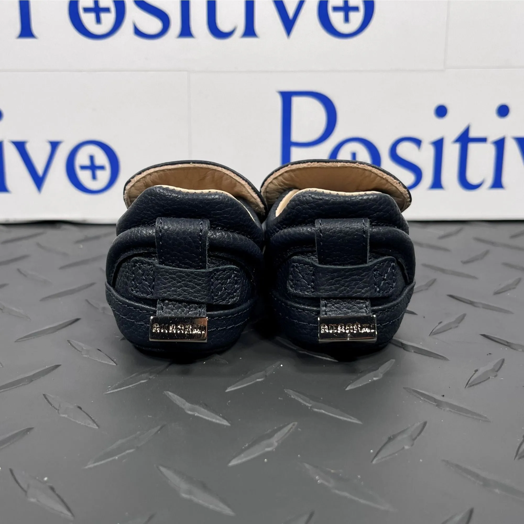 Buscemi 40MM Baby Navy Leather Sneakers