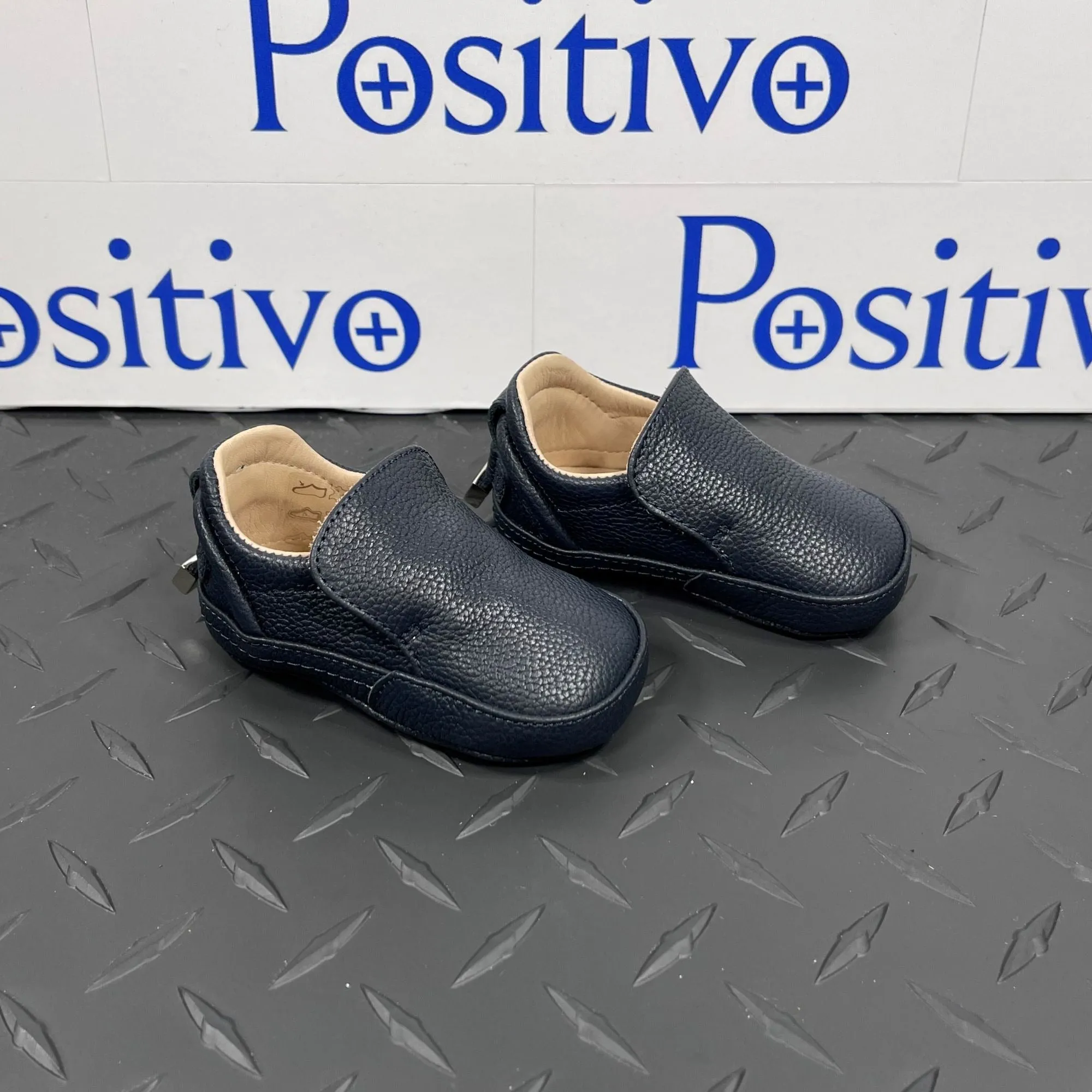 Buscemi 40MM Baby Navy Leather Sneakers