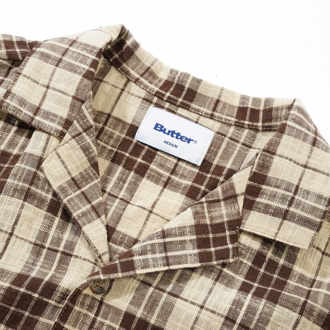 Butter Goods - Vacation S/S Shirt Brown