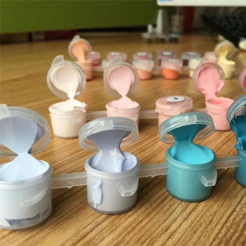 Butterflies and Bubbles – Canvastly DIY Paint by Numbers