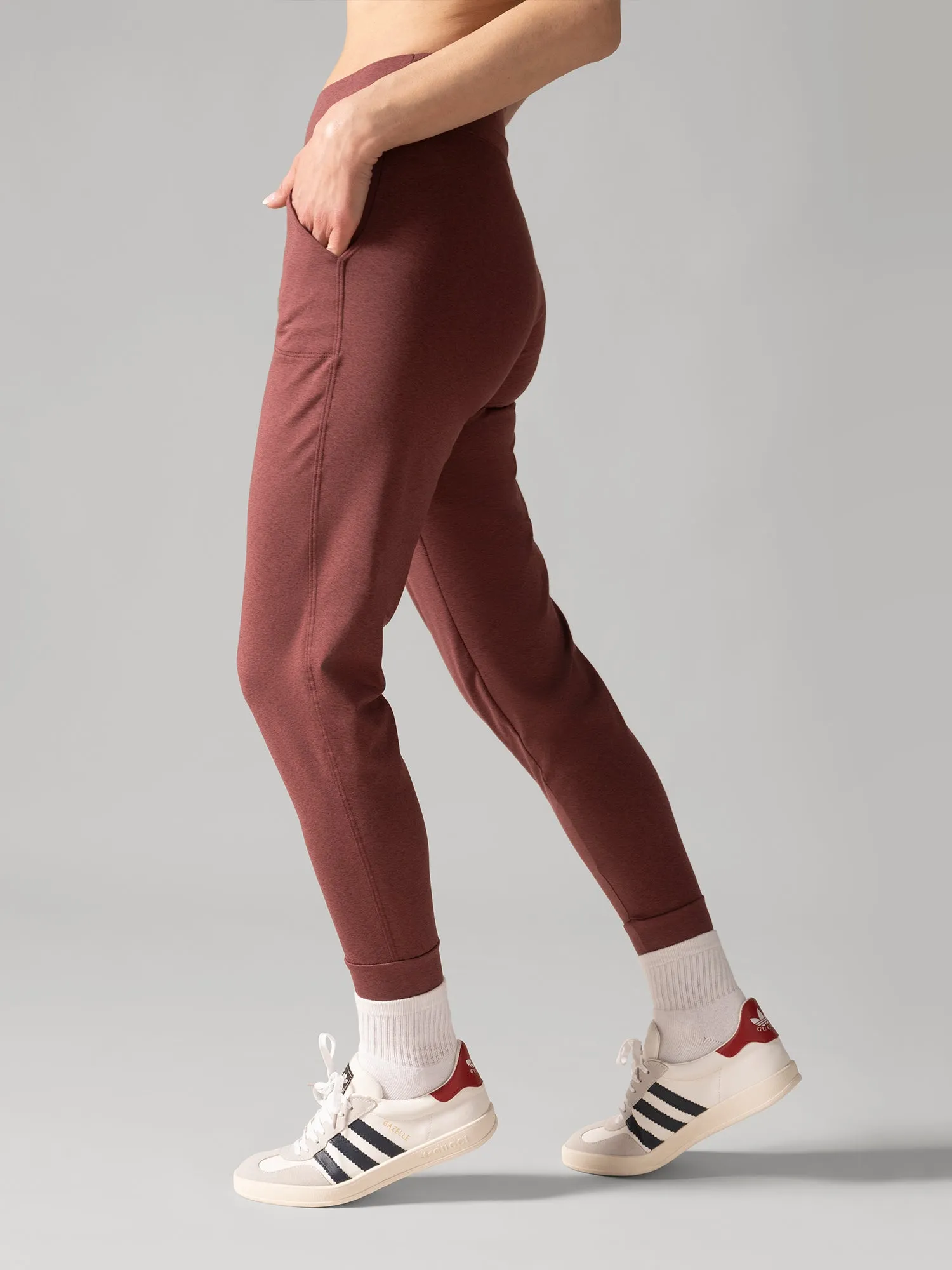 Buttery Soft BFF Jogger Pants - Rhubarb