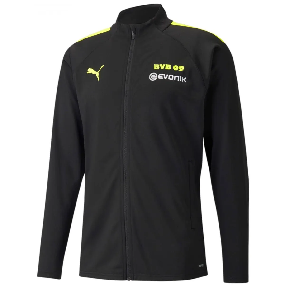 BVB Borussia Dortmund black training bench tracksuit 2021/22 - Puma