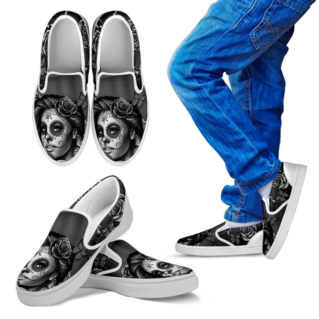 Calavera Children's Slip-Ons