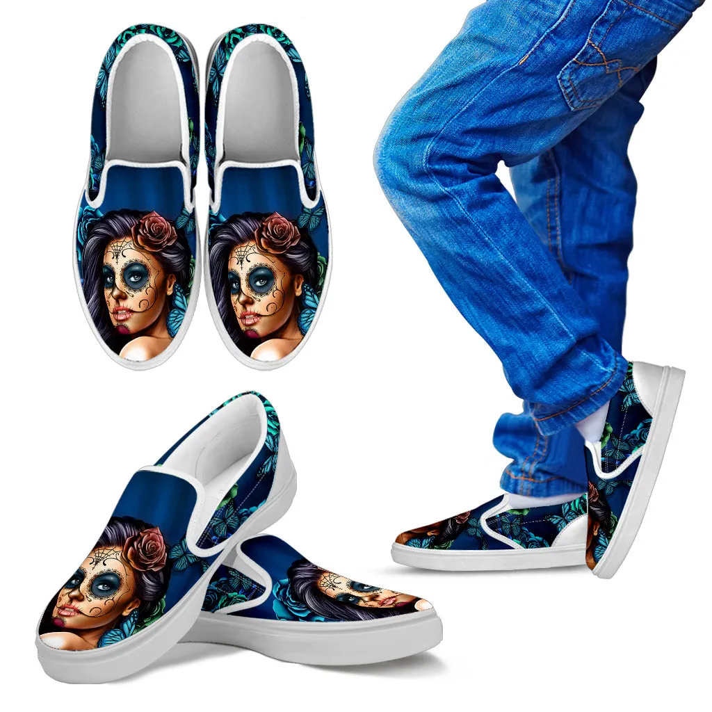 Calavera Children's Slip-Ons