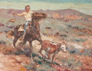 Calf Roper by Sheryl Bodily