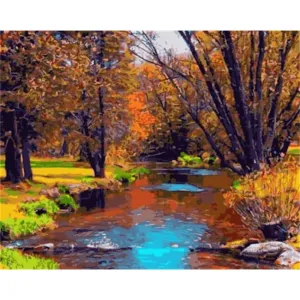 Calm River – Canvastly DIY Paint By Numbers