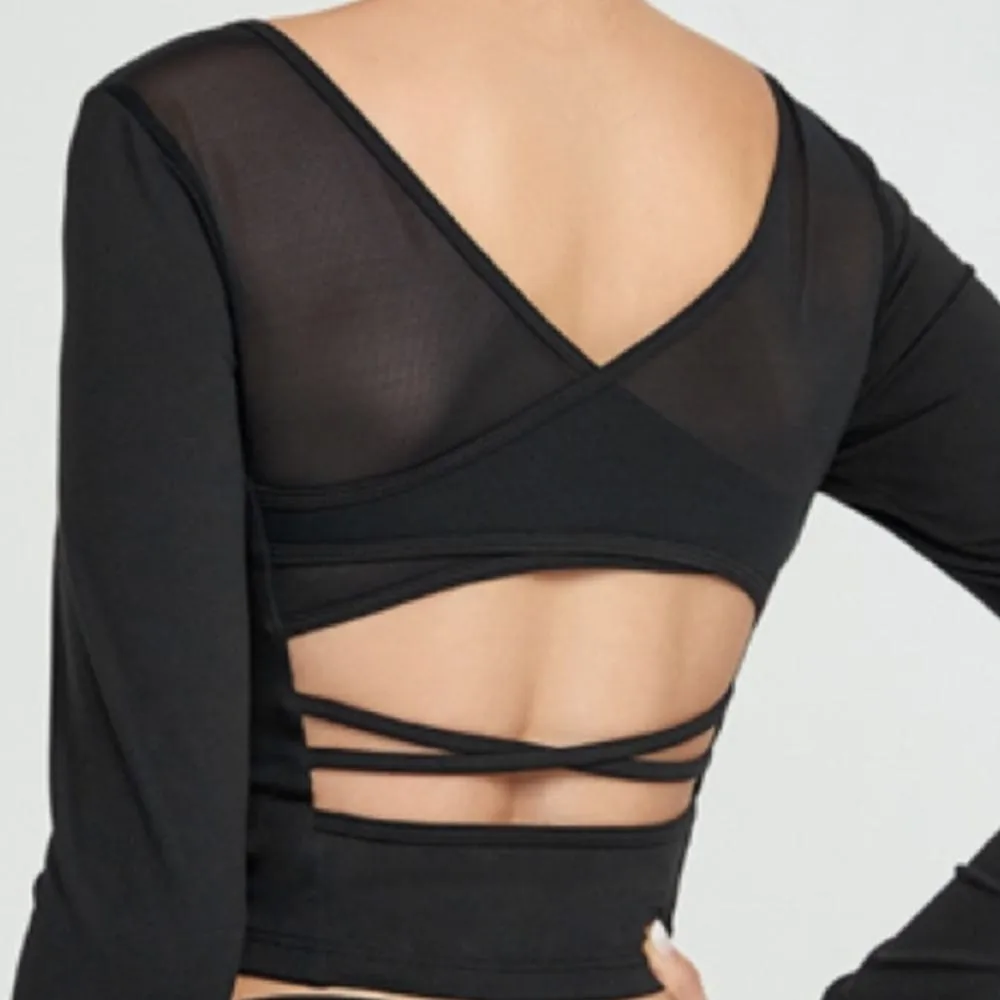 Candid Tonja Ladies Crop Top With Sleeves