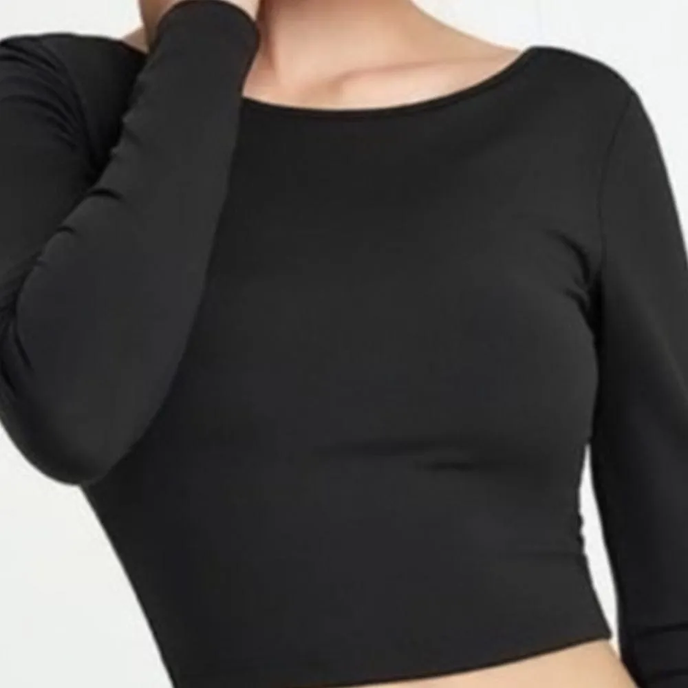Candid Tonja Ladies Crop Top With Sleeves