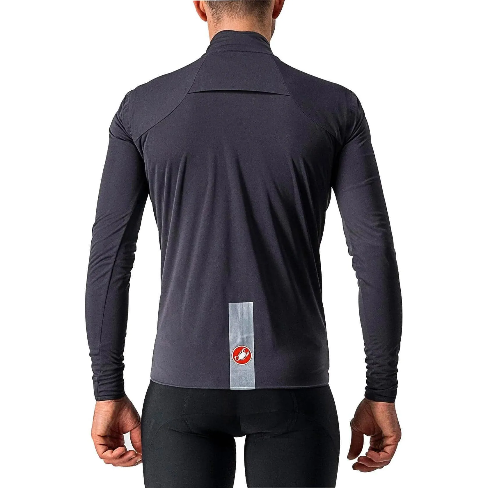 Castelli Goccia Waterproof Mens Cycling Jacket - Grey