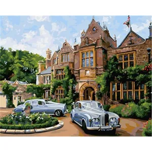 Celebration at the Mansion – Canvastly DIY Paint by Numbers