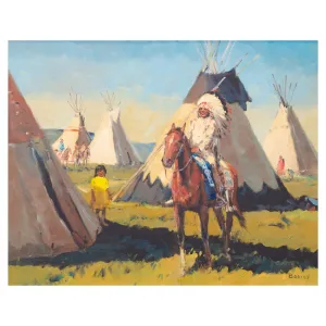 Chief at the Camp by Sheryl Bodily