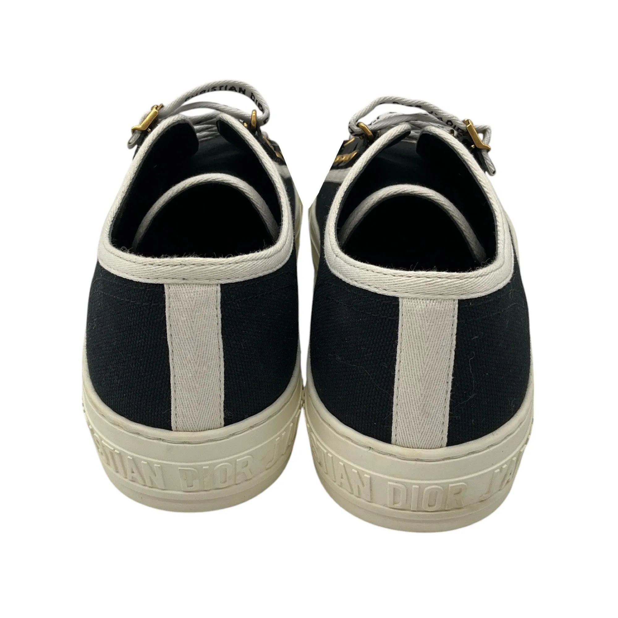 Christian Dior Black Cotton Canvas Walk'N'Dior Sneaker