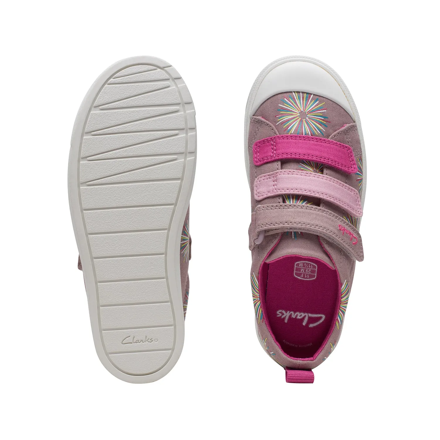 CLARKS GIRLS CITY VIBE KID. (WIDE FIT)