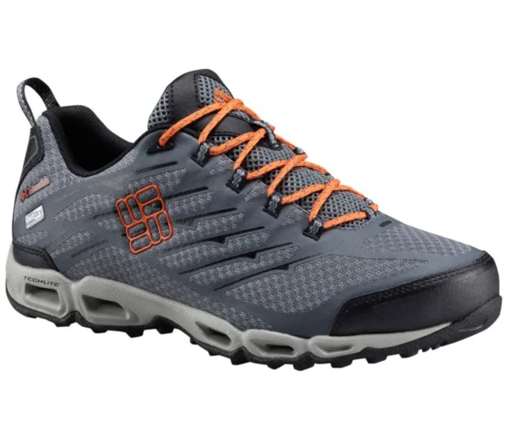 Columbia Ventrailia II Outdry Mens Hiking Shoe Titanium Grey Steel Heatwave