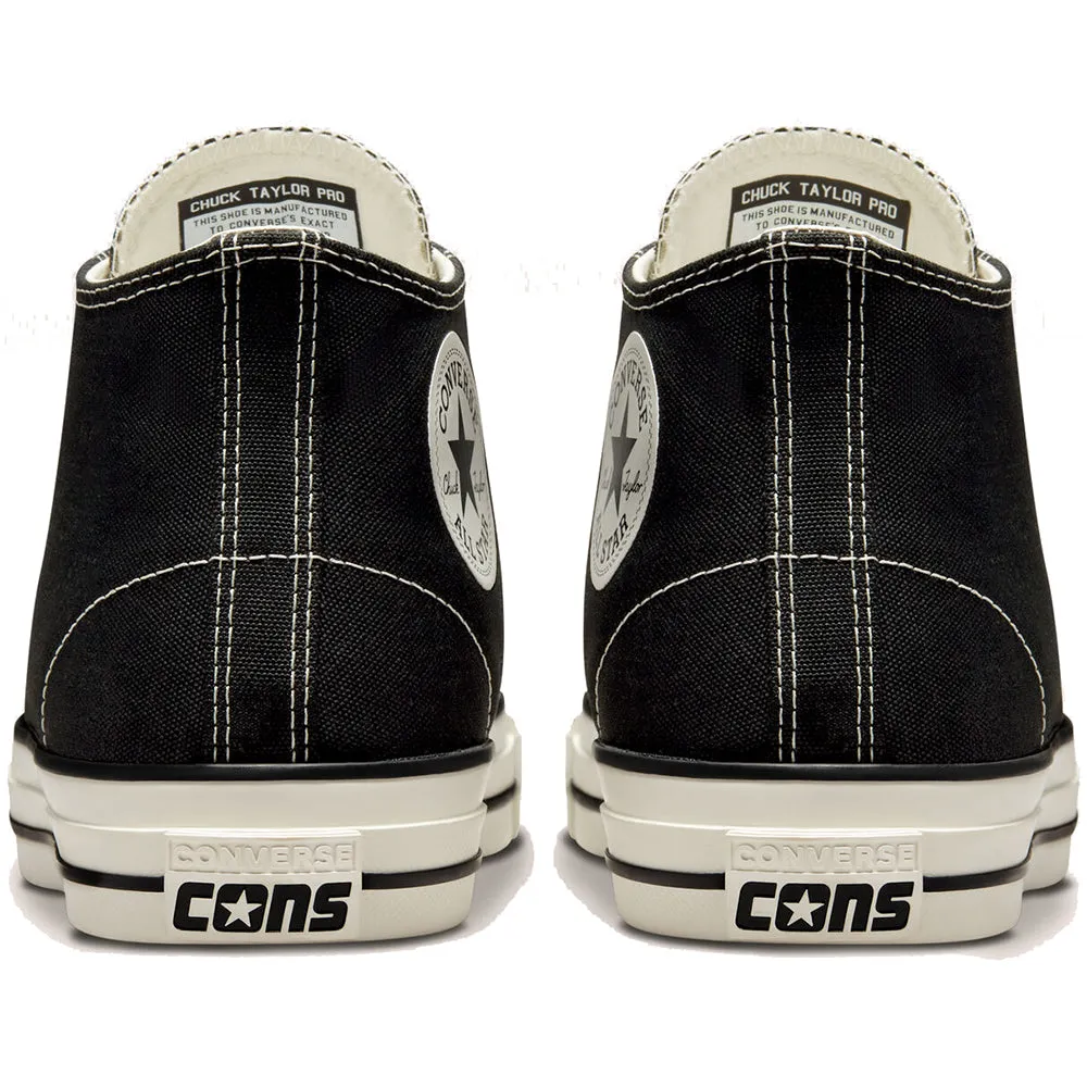 Converse CONS CTAS Pro Mid Shoes Black/Black/Egret