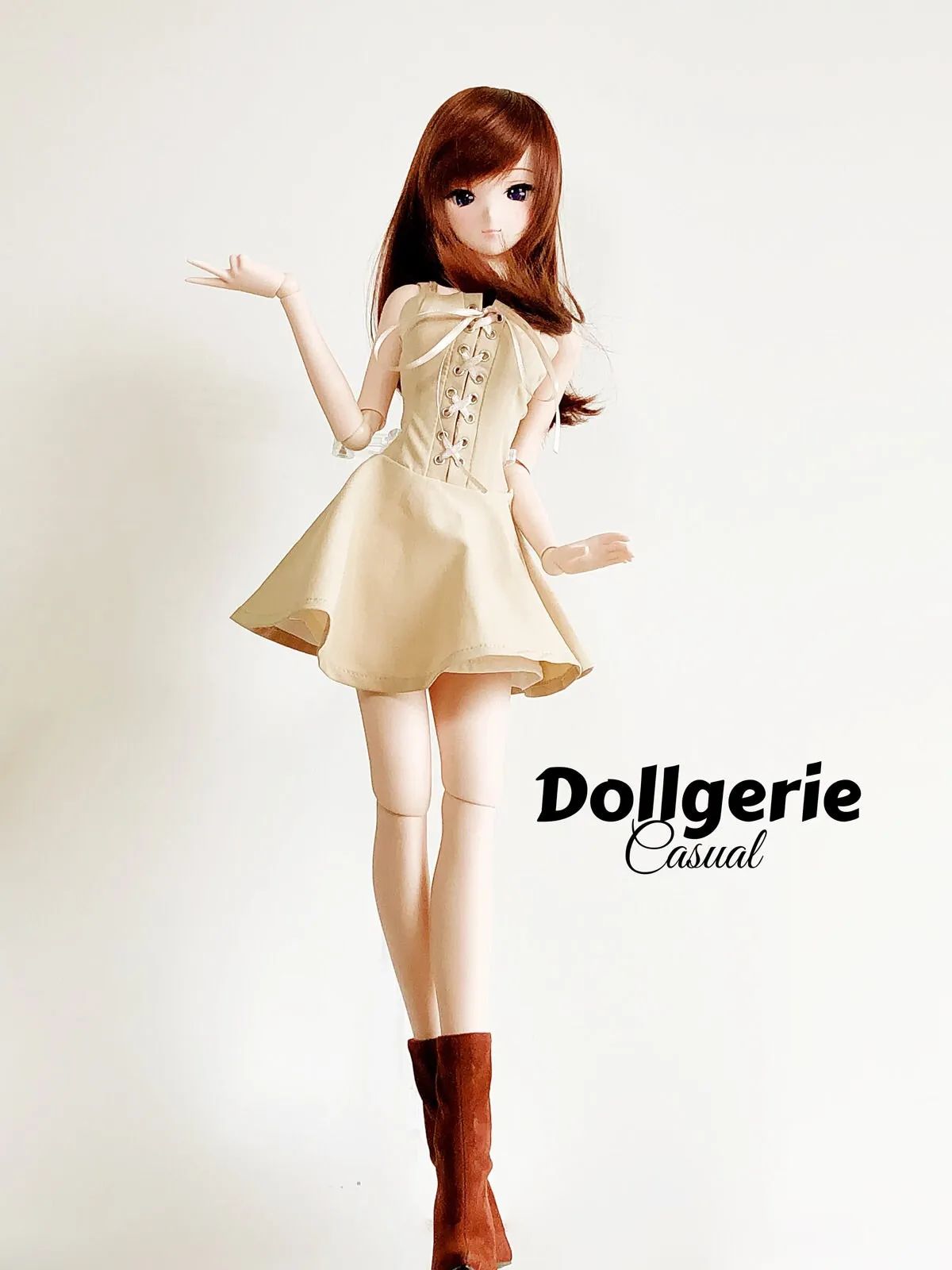 Criss Cross Mini Dress for Smartdoll