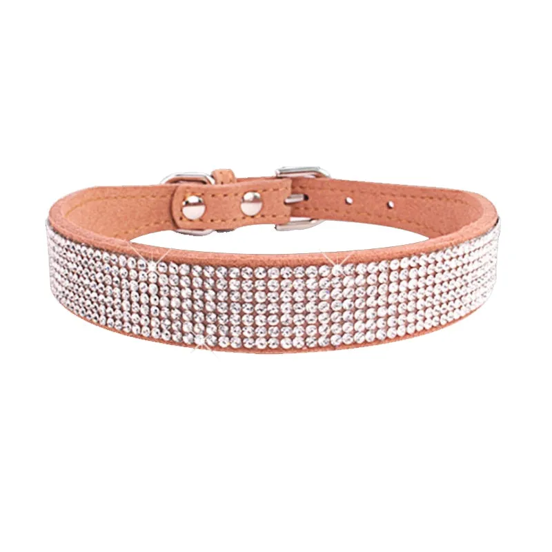 Crystal Glitter Rhinestone Dog Collar