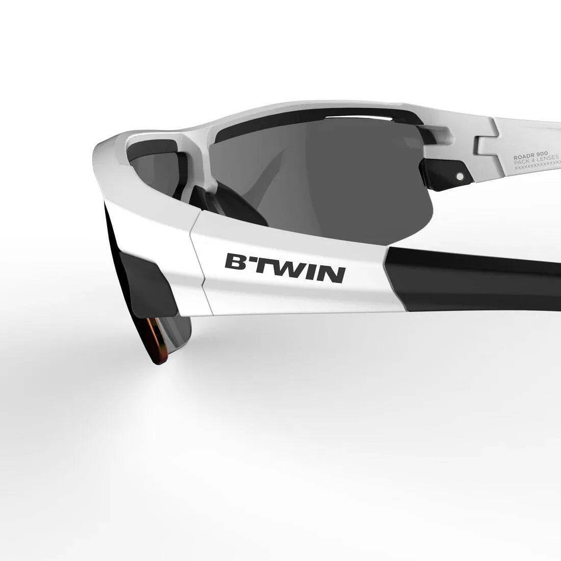 Cycling 900 Red Pack Adult Cycling Sunglasses -4 Interchangeable Lenses - Red