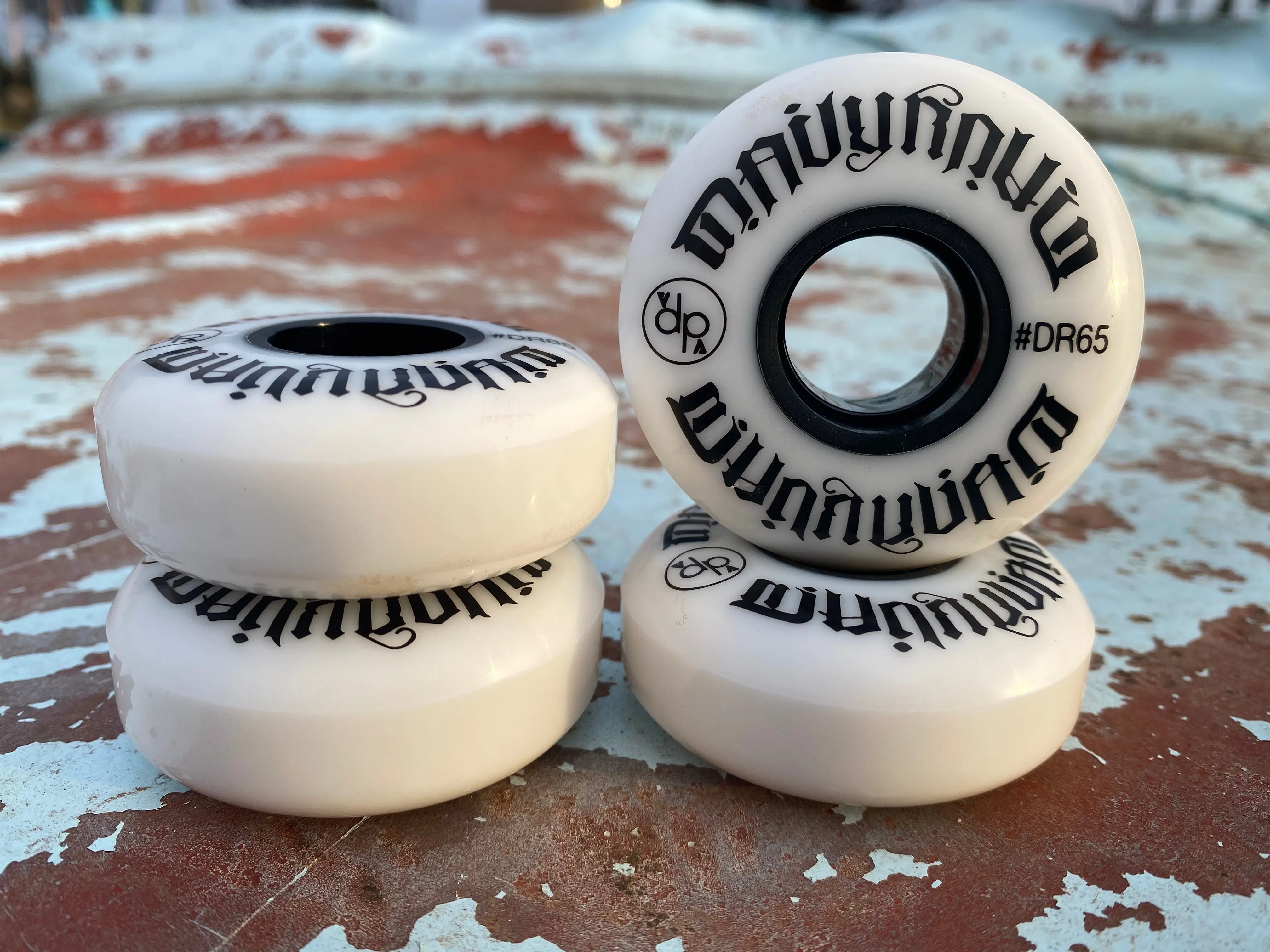 Daily Rollin 58mm 90a Wheels - Black Logo