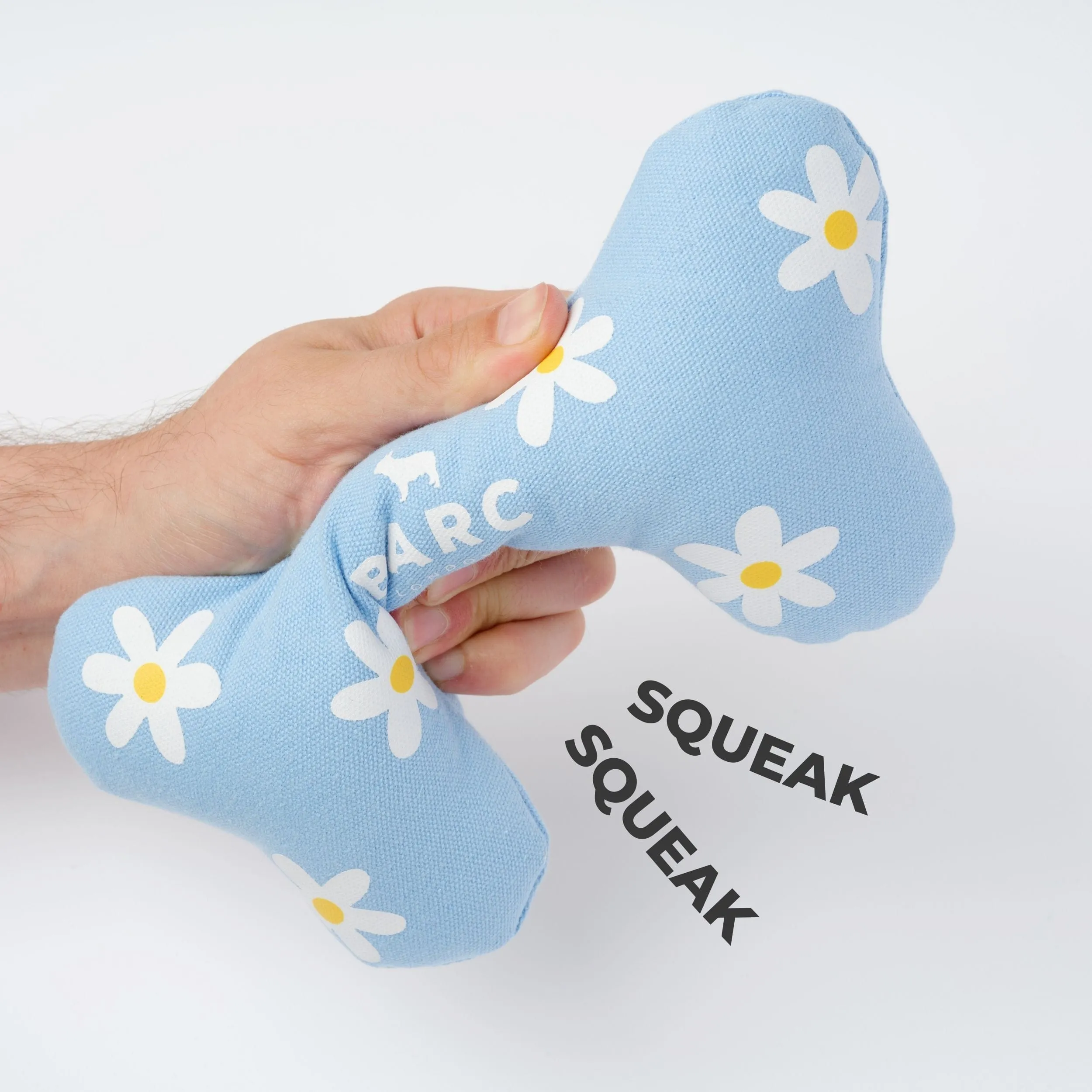 Daisy Squeaky Dog Bone Toy