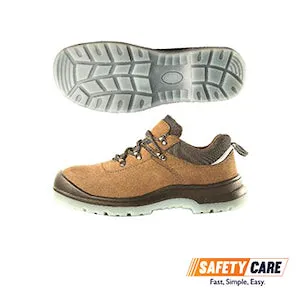 D&D 09838 Low Cut Lace Up Tanned Grain Leather Safety Footwear (S1P)