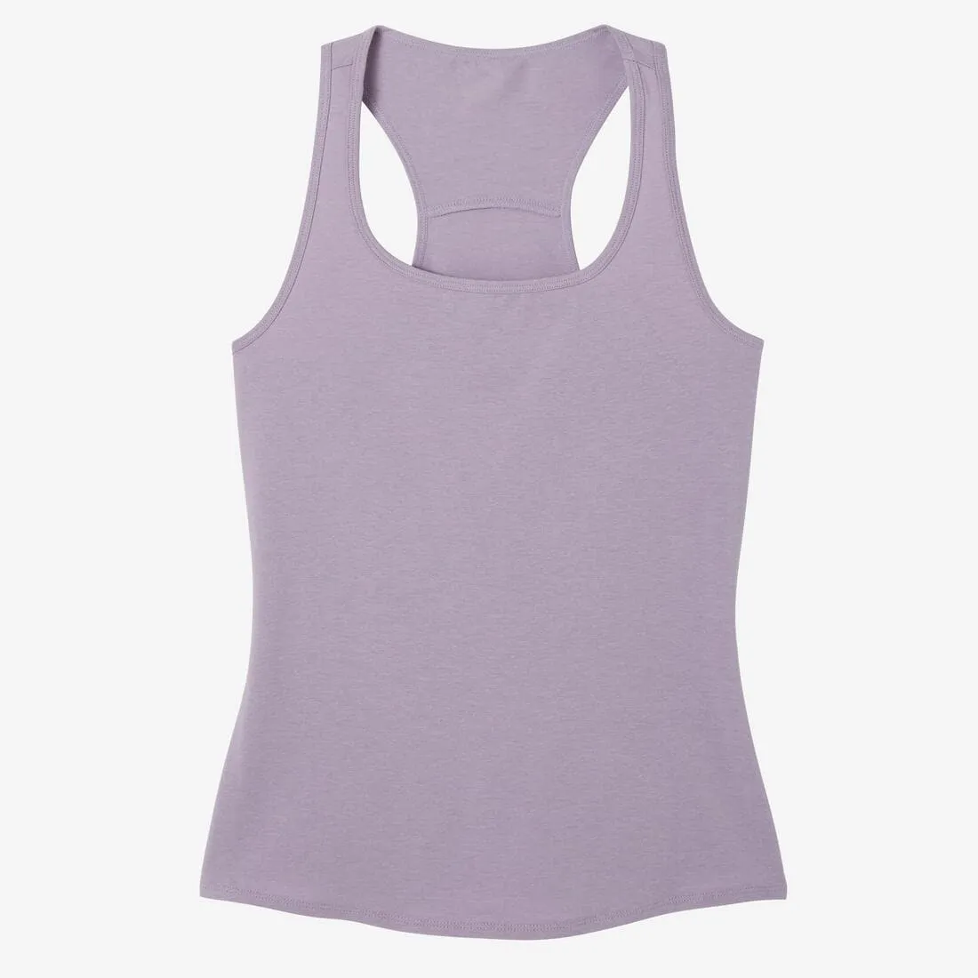 Débardeur slim col rond fitness femme