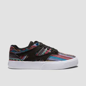 DC Kalis Vulc Shoes - Black Stripe - Womens