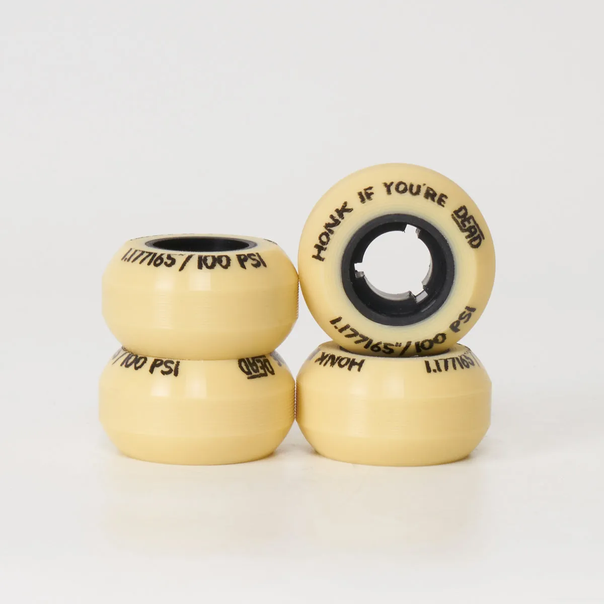 Dead "Tyred" 45mm Anti Rocker Wheels