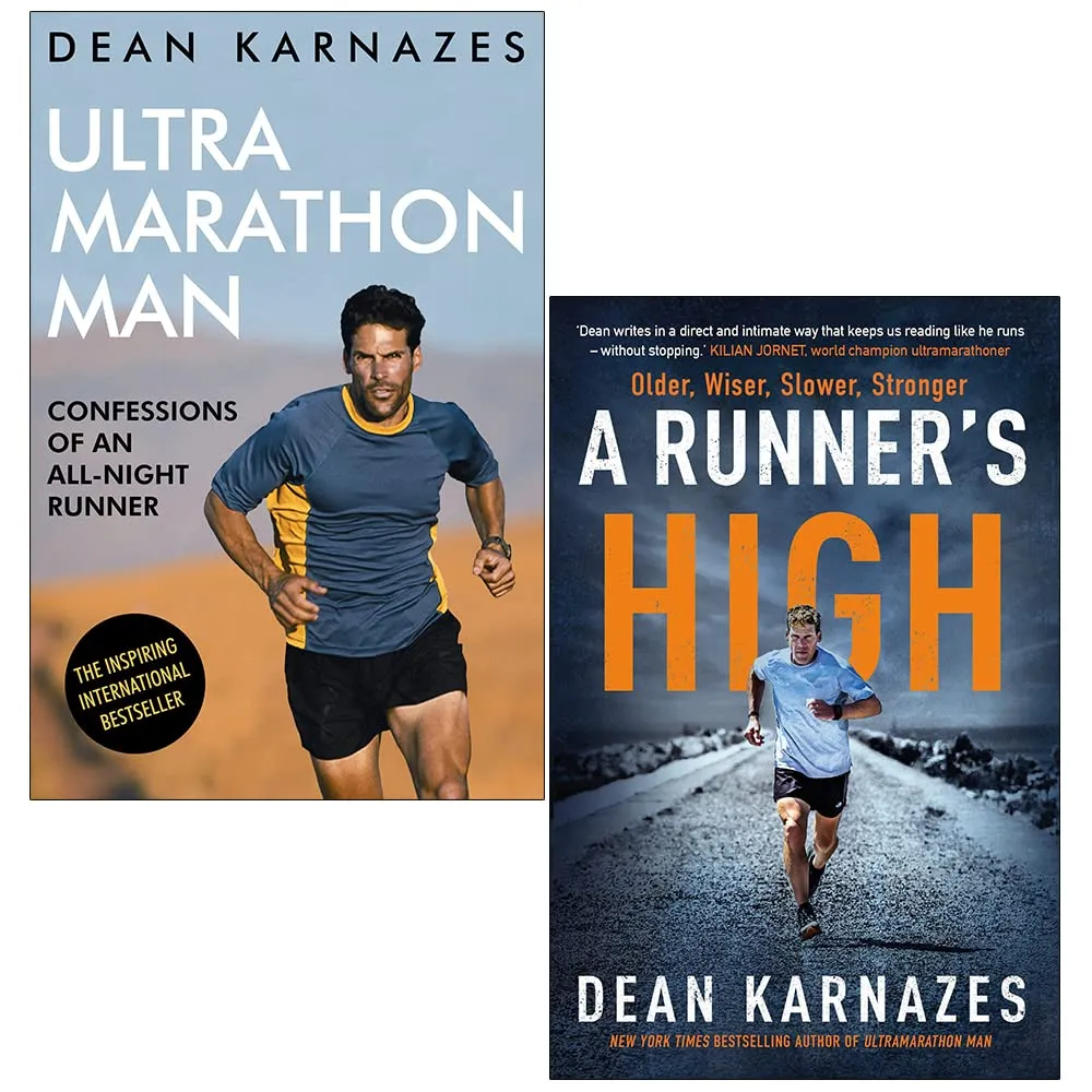 Dean Karnazes Collection 2 Books Set (Ultramarathon Man, A Runner's High)