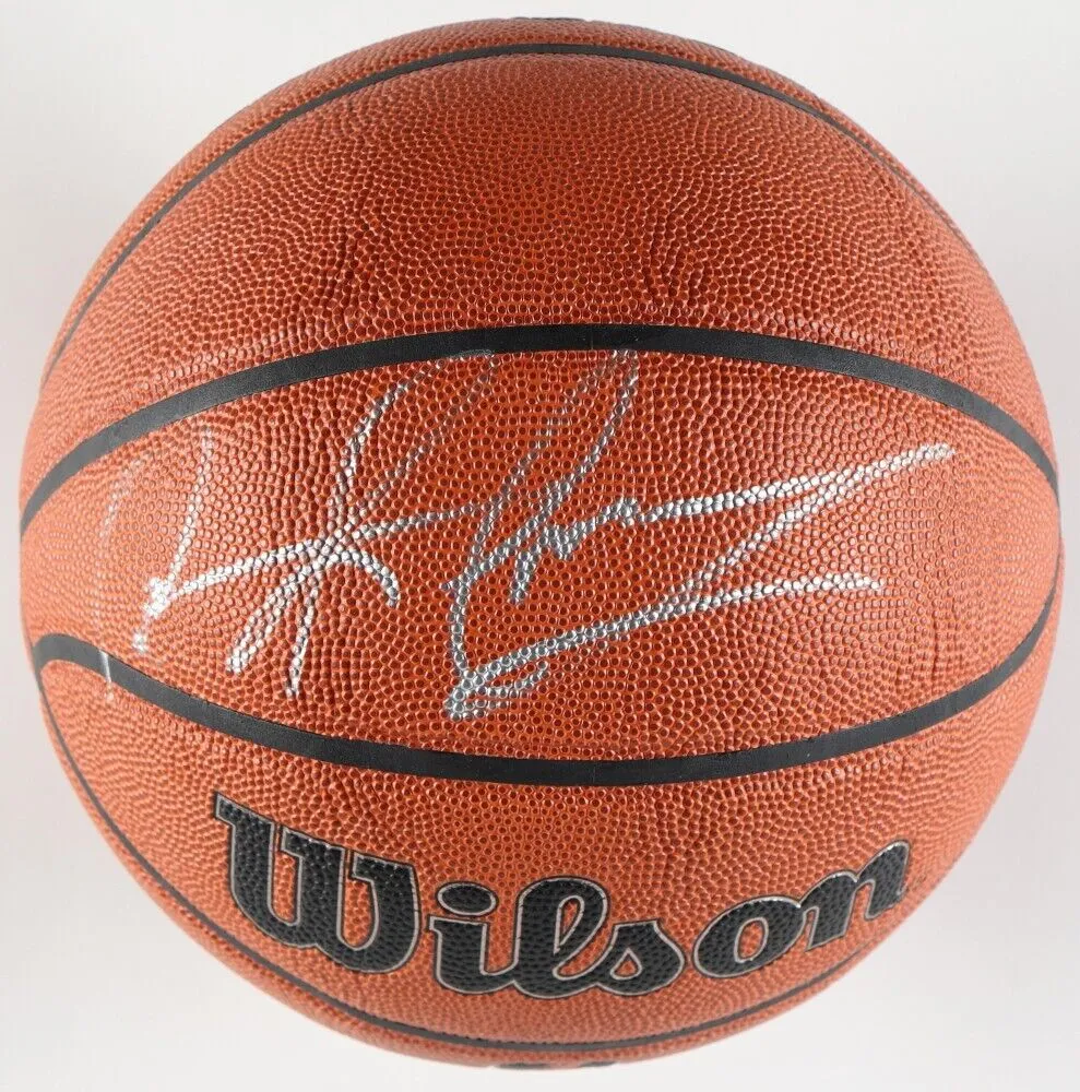 Dennis Rodman Signed NBA Wilson Basketball (Beckett) Pistons, Spurs, Bulls, Mavs