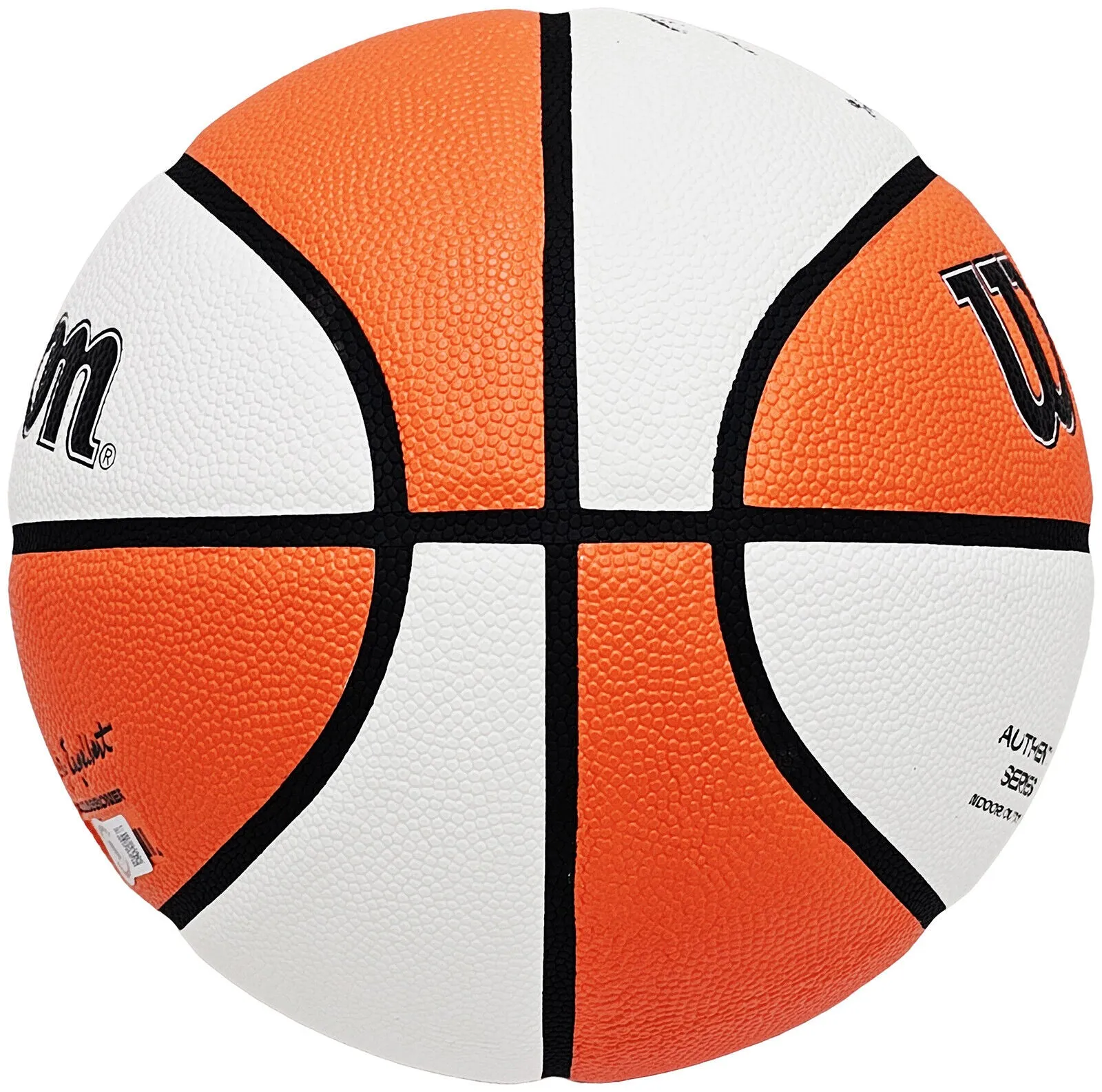 DIANA TAURASI AUTOGRAPHED AUTHENTIC WHITE BASKETBALL MERCURY BECKETT QR 214839