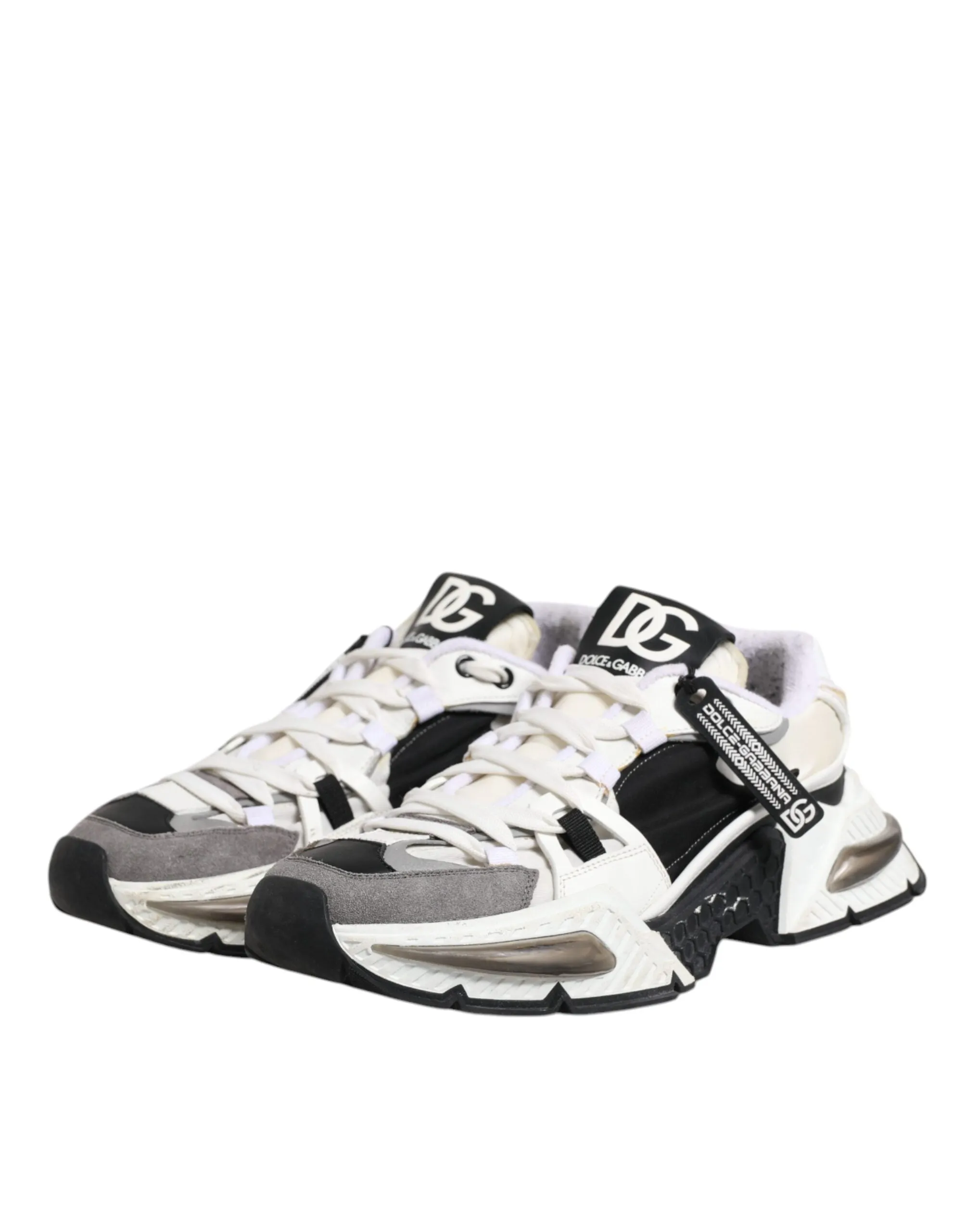 Dolce&Gabbana Airmaster Men Multicolor Sneakers Nylon Casual Trainer Shoes EU 42