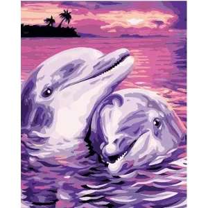 Dolphin Lover's - Canvastly DIY Paint By Numbers