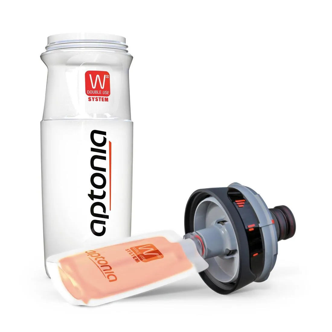 Double Use Bottle 700ml Black