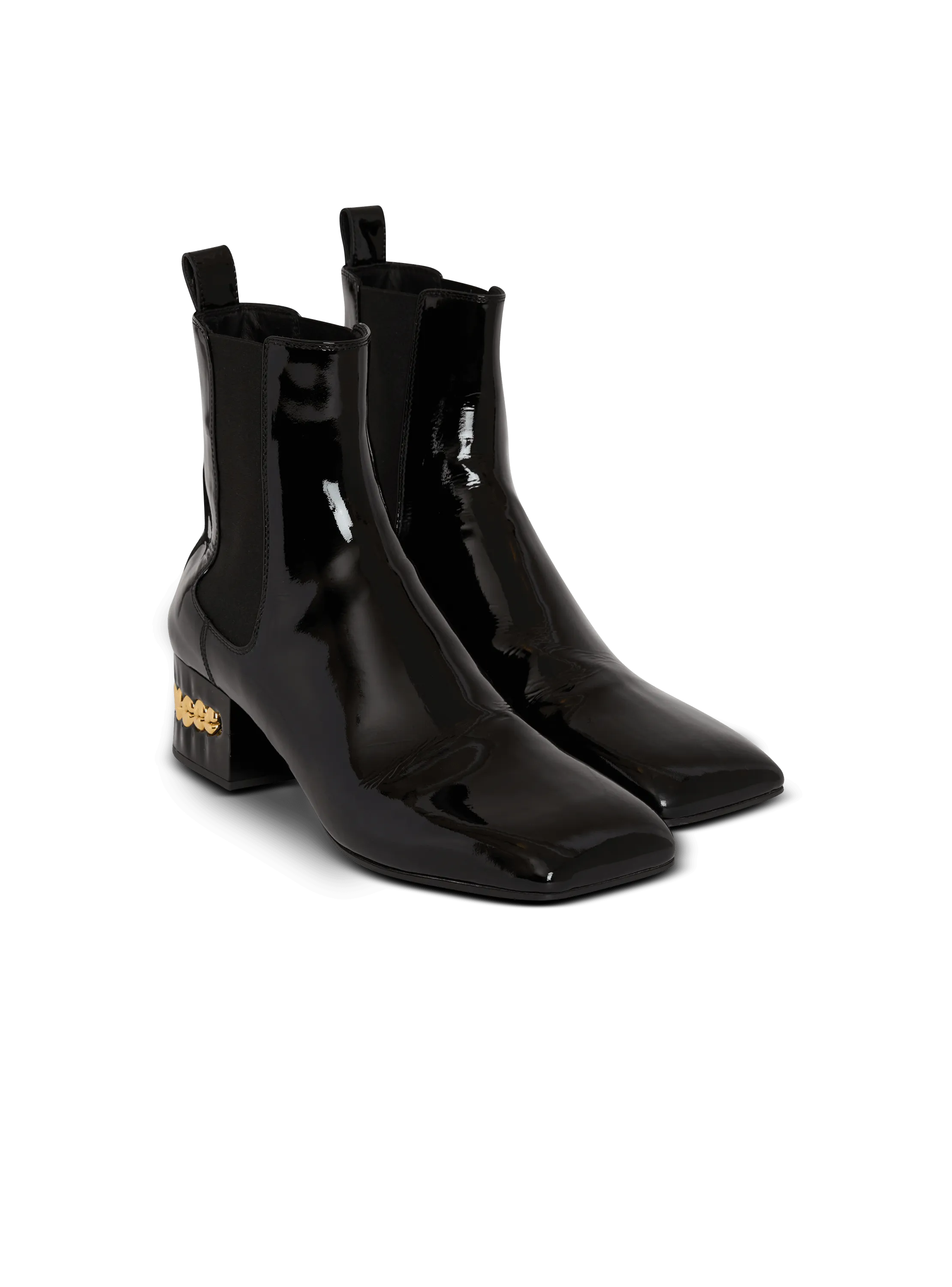 Eden Patent Leather Chelsea Boots