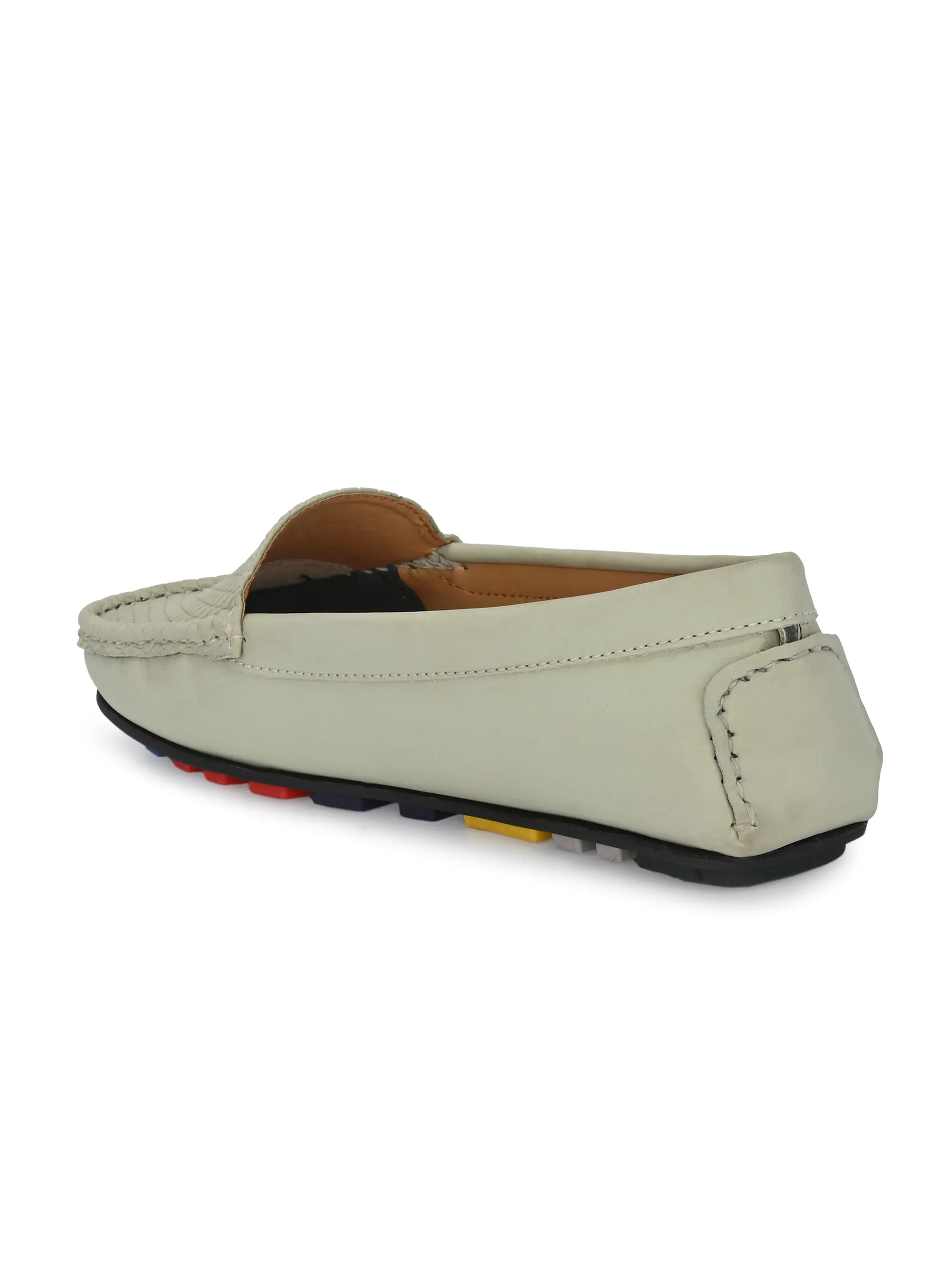 El PASO Textured Slip-On Loafers For Women
