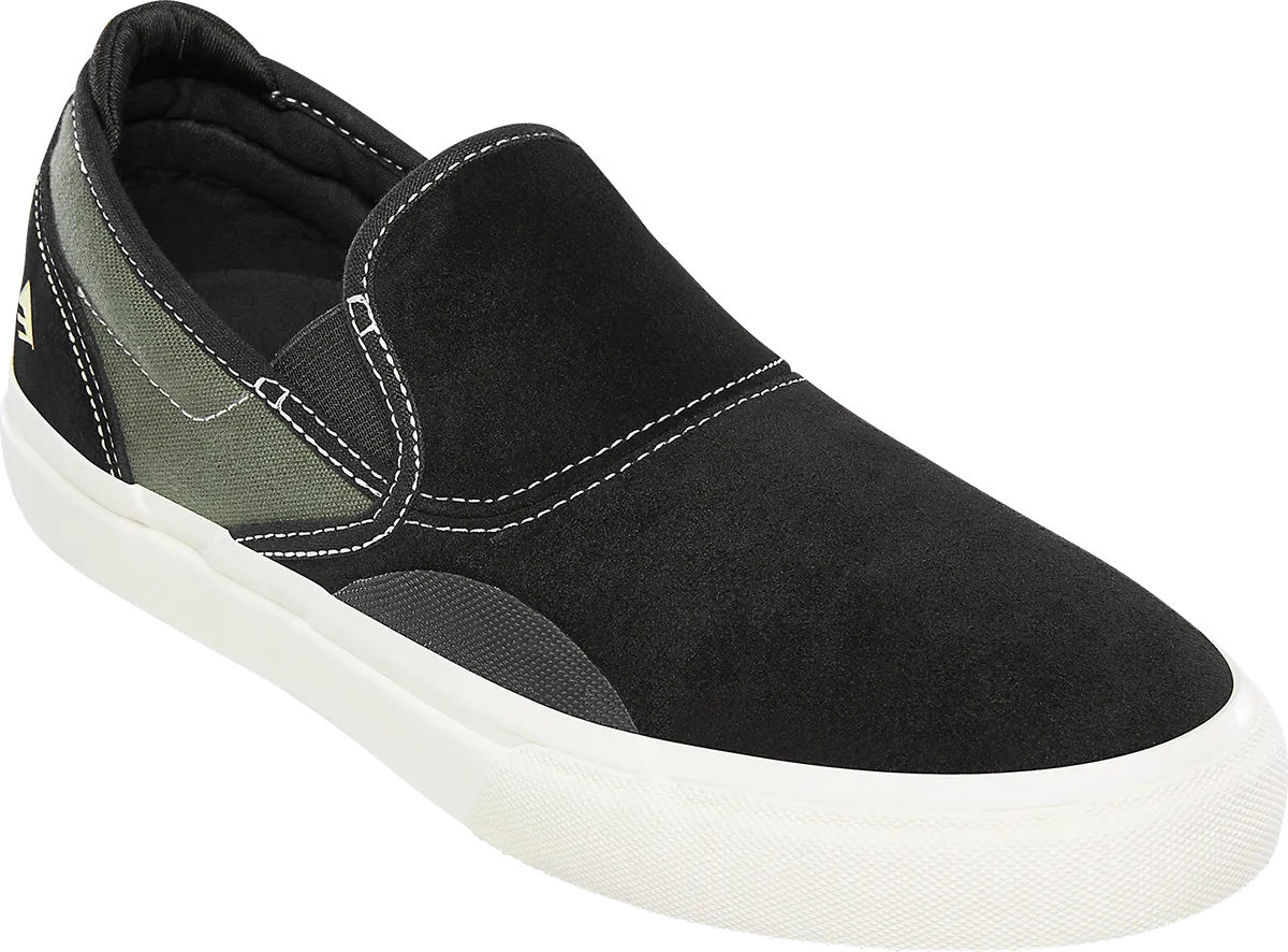 Emerica Wino G6 Slip On Shoes - Black/Olive