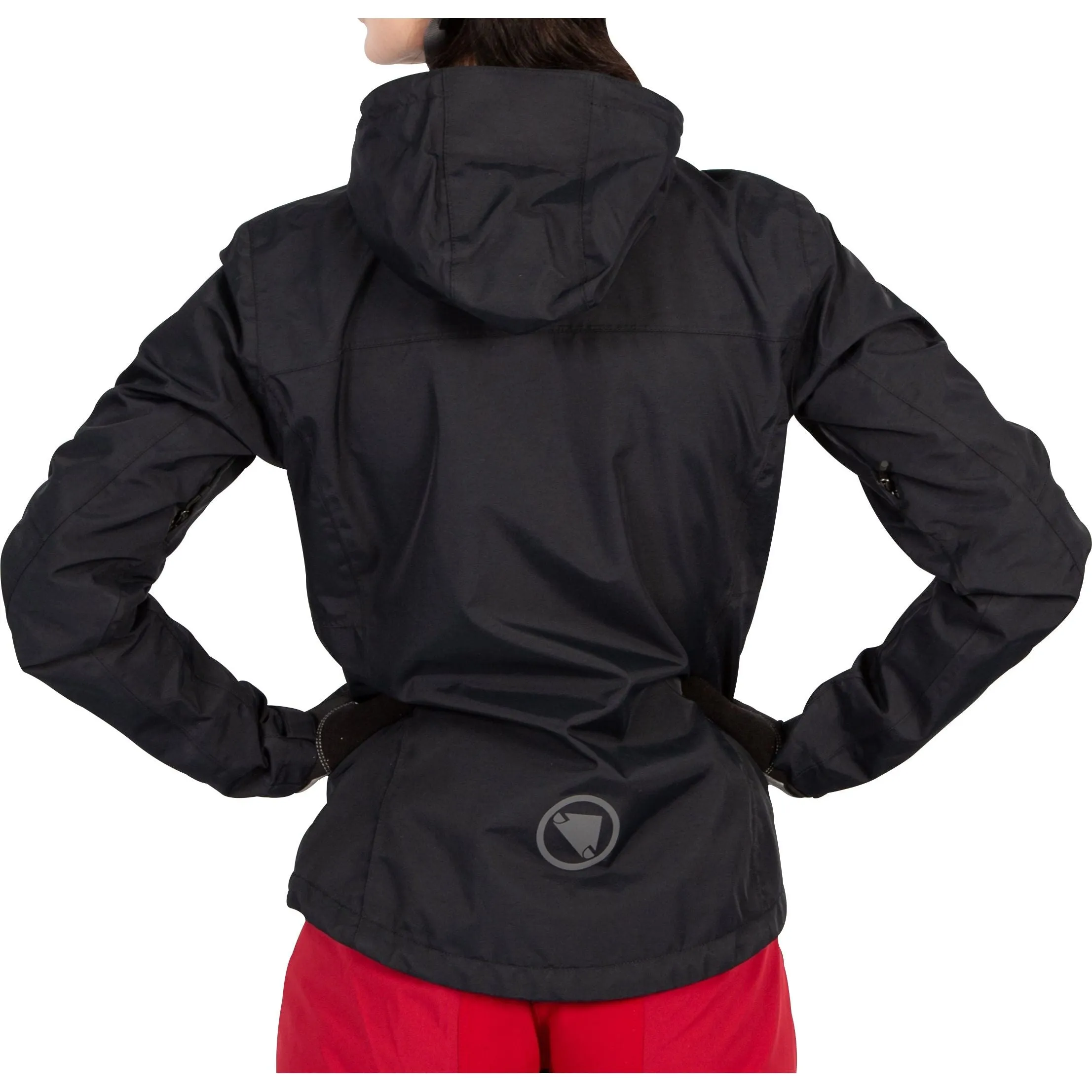 Endura Hummvee Waterproof Hooded Womens Cycling Jacket - Black