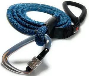 Enthusiast Gear 6' Foot Climbing Rope Dog Leash with Locking Carabiner for Large and Medium Breeds