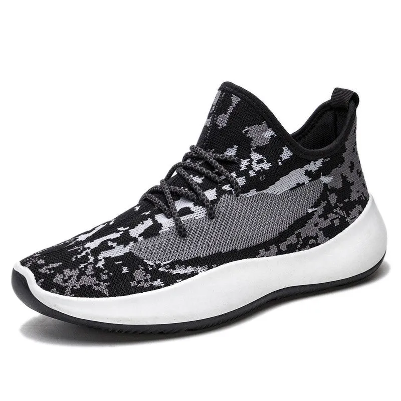 Fashionable breathable running shoes wear-resistant non-slip sneakers Zapatillas Hombre men's outdoor vulcanized casual shoes