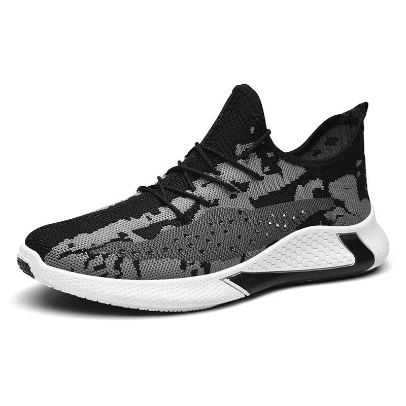Fashionable breathable running shoes wear-resistant non-slip sneakers Zapatillas Hombre men's outdoor vulcanized casual shoes