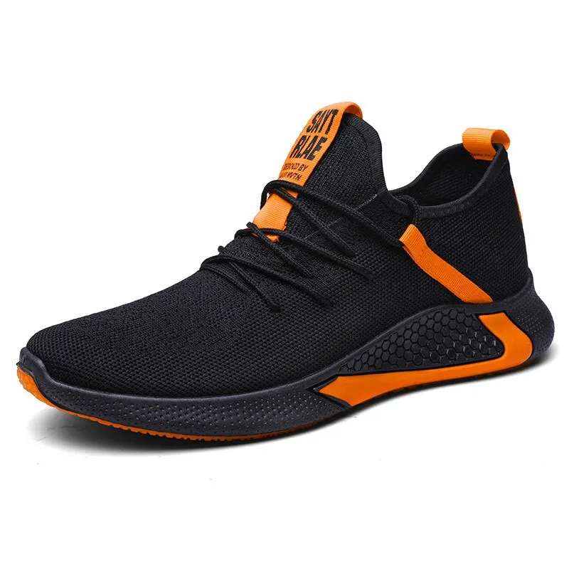 Fashionable breathable running shoes wear-resistant non-slip sneakers Zapatillas Hombre men's outdoor vulcanized casual shoes