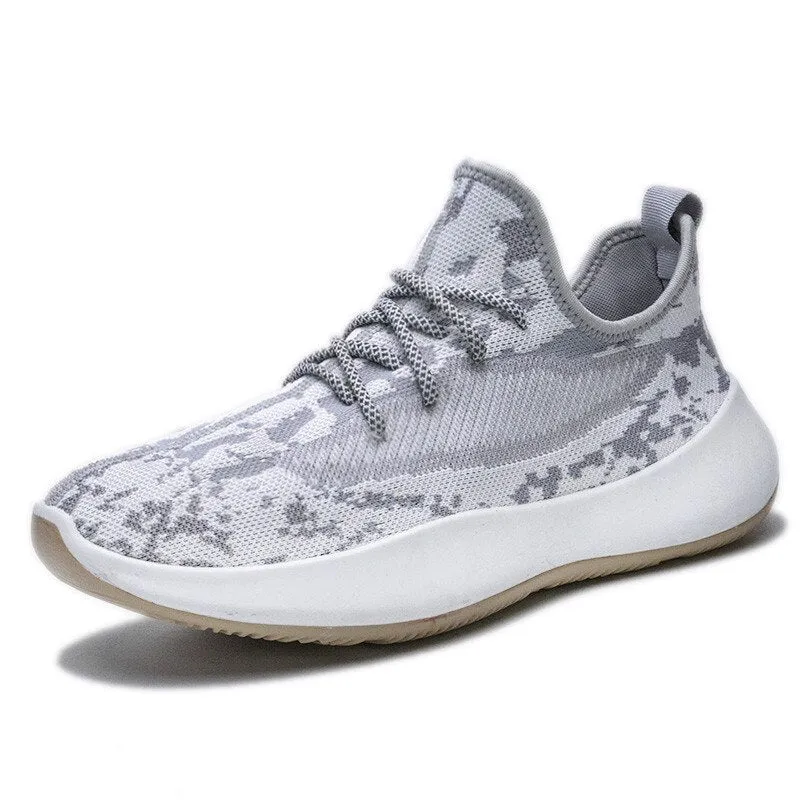 Fashionable breathable running shoes wear-resistant non-slip sneakers Zapatillas Hombre men's outdoor vulcanized casual shoes