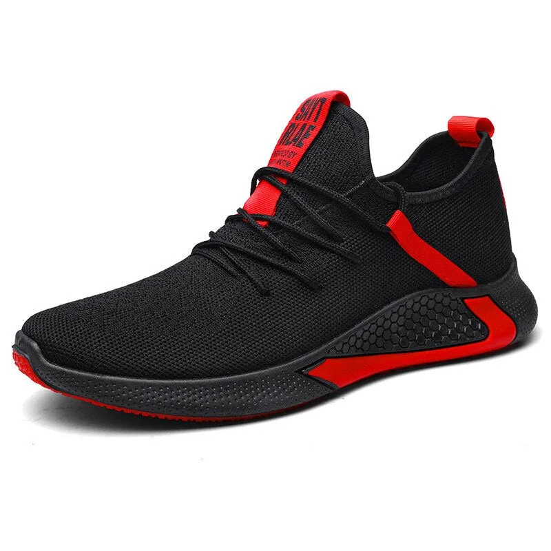 Fashionable breathable running shoes wear-resistant non-slip sneakers Zapatillas Hombre men's outdoor vulcanized casual shoes